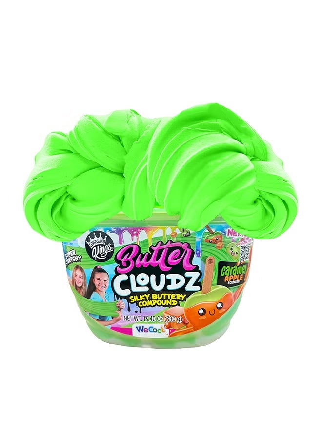 وي كول عجينة لعب Butter Cloudz فائقة النعومة والتمدد – برائحة التفاح بالكراميل – 380 جم - Image 2